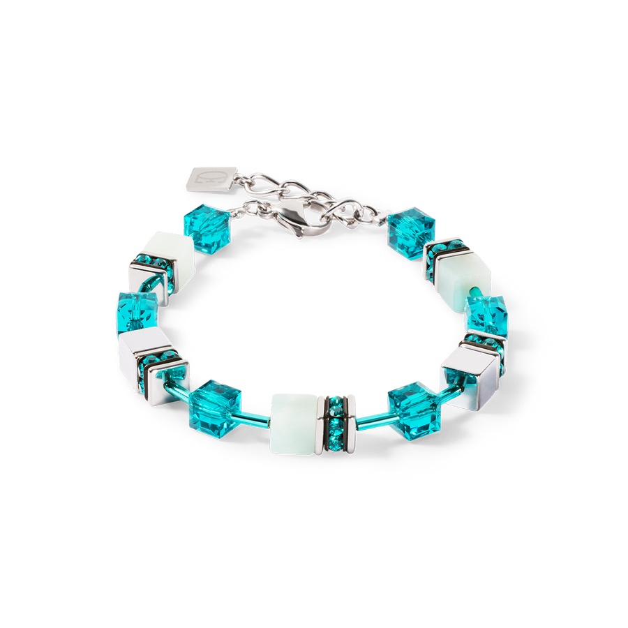Bracelet GeoCUBE® Iconic Precious argent-vert