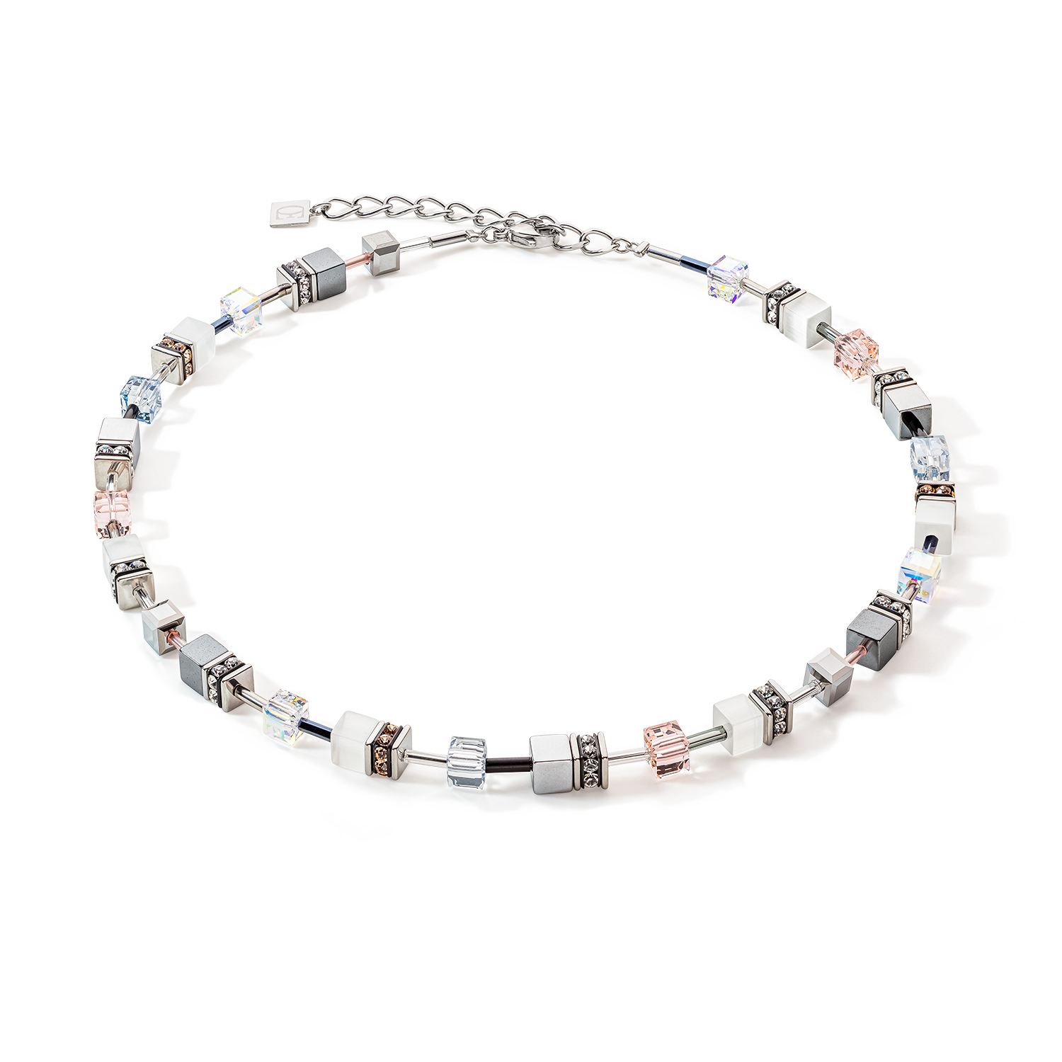 Collier GeoCUBE® Iconic Monochrome peche
