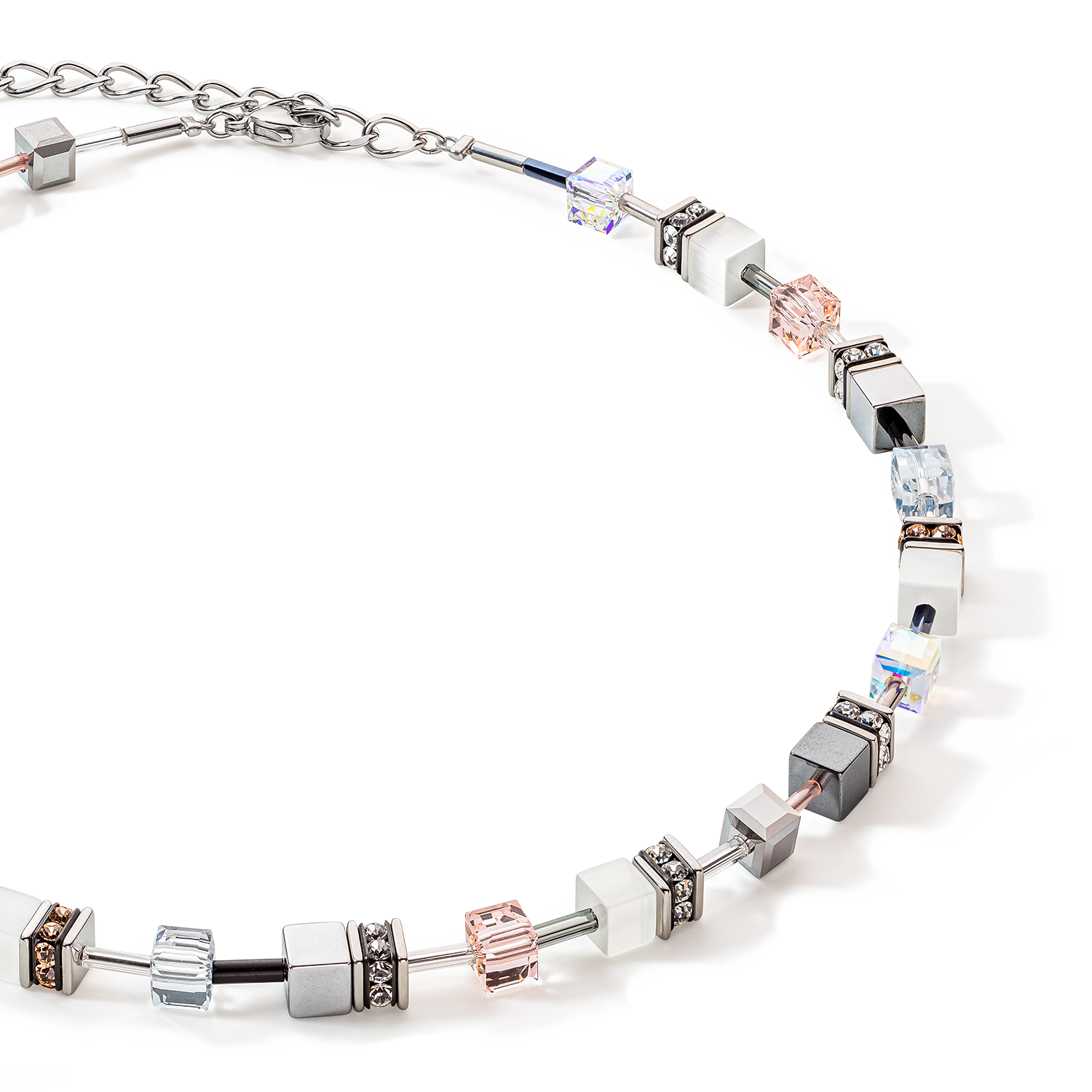 Collier GeoCUBE® Iconic Monochrome peche