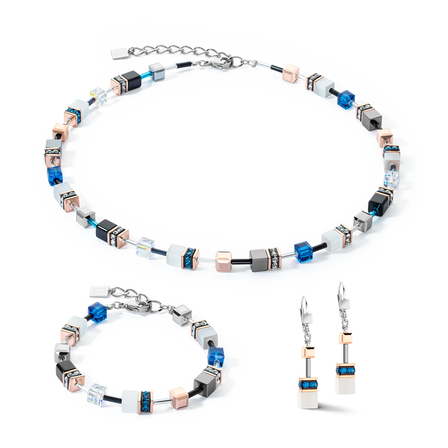 Collier GeoCUBE® Iconic Capri Bleu