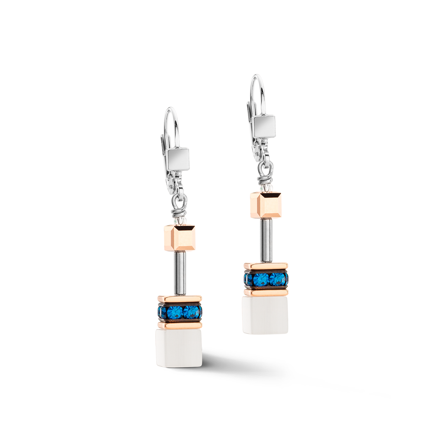 Boucles d'oreilles GeoCUBE® Iconic Capri Bleu