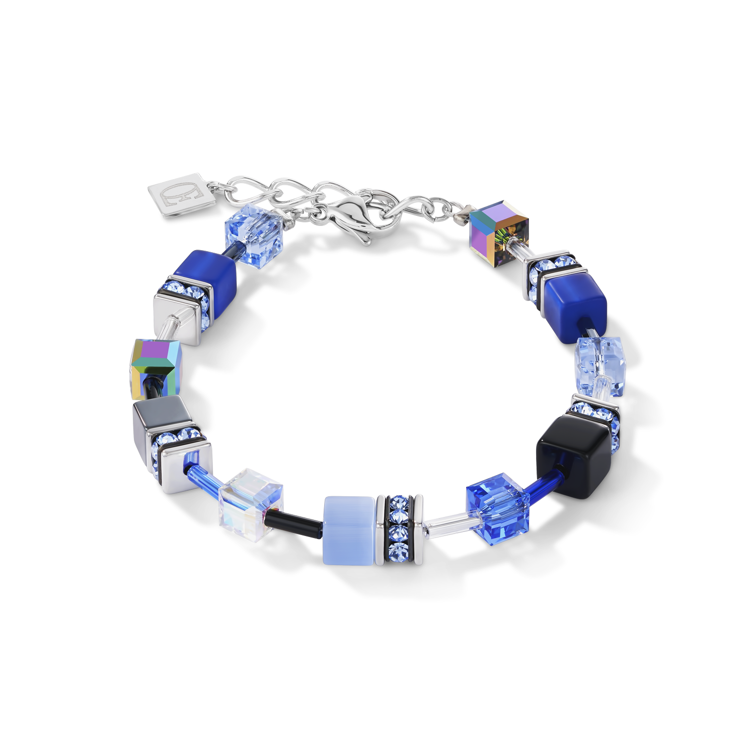 Bracelet GeoCUBE® bleu cobalt