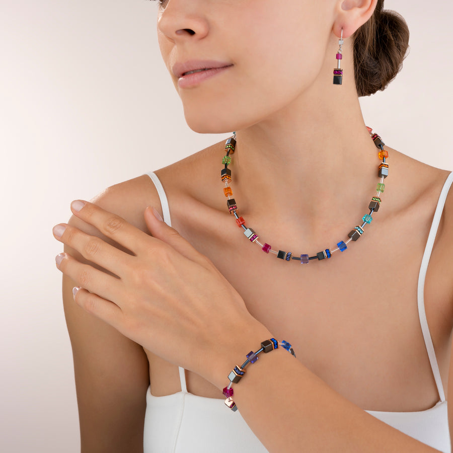 Collier GeoCUBE® multicolore