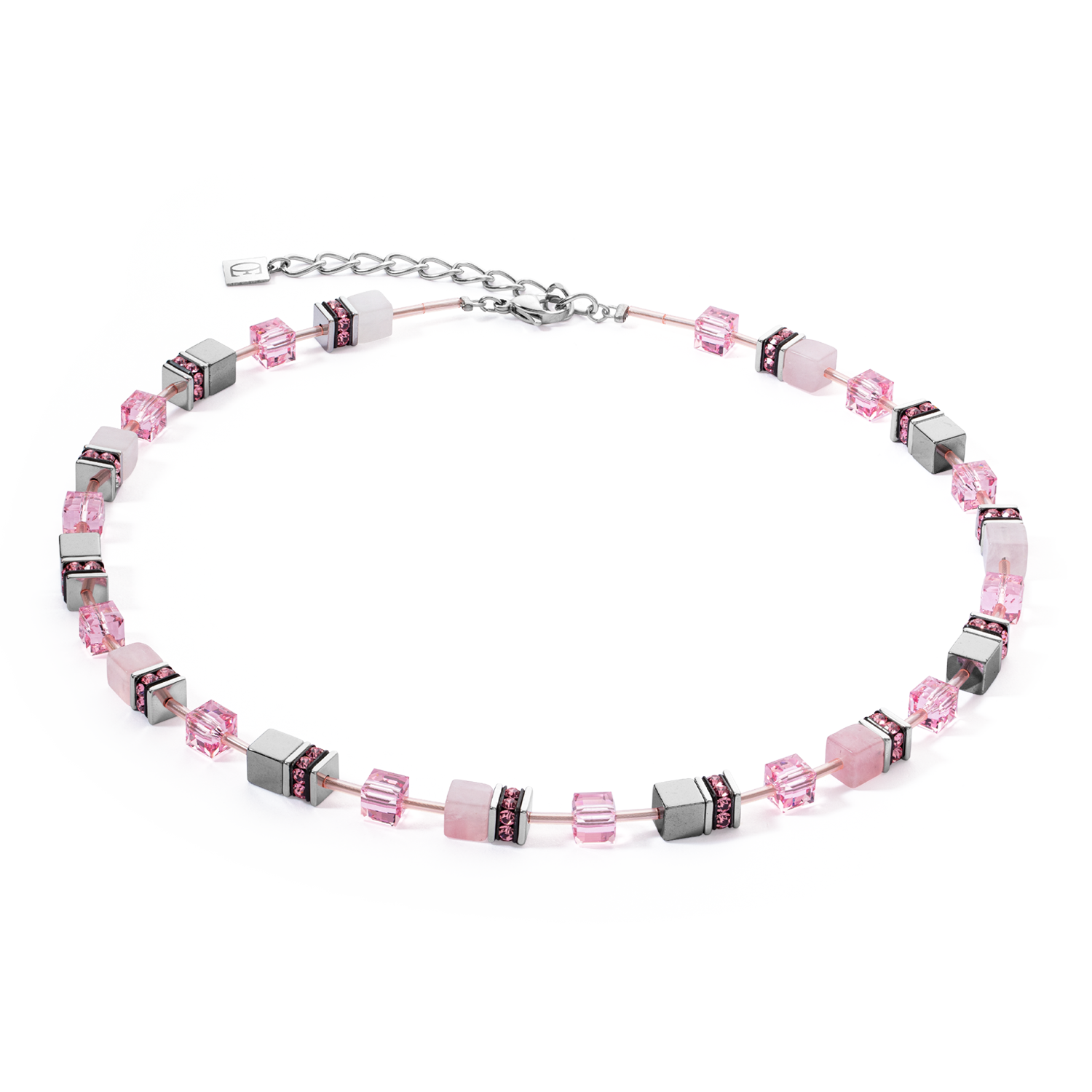 Collier GeoCUBE® Iconic Precious rose