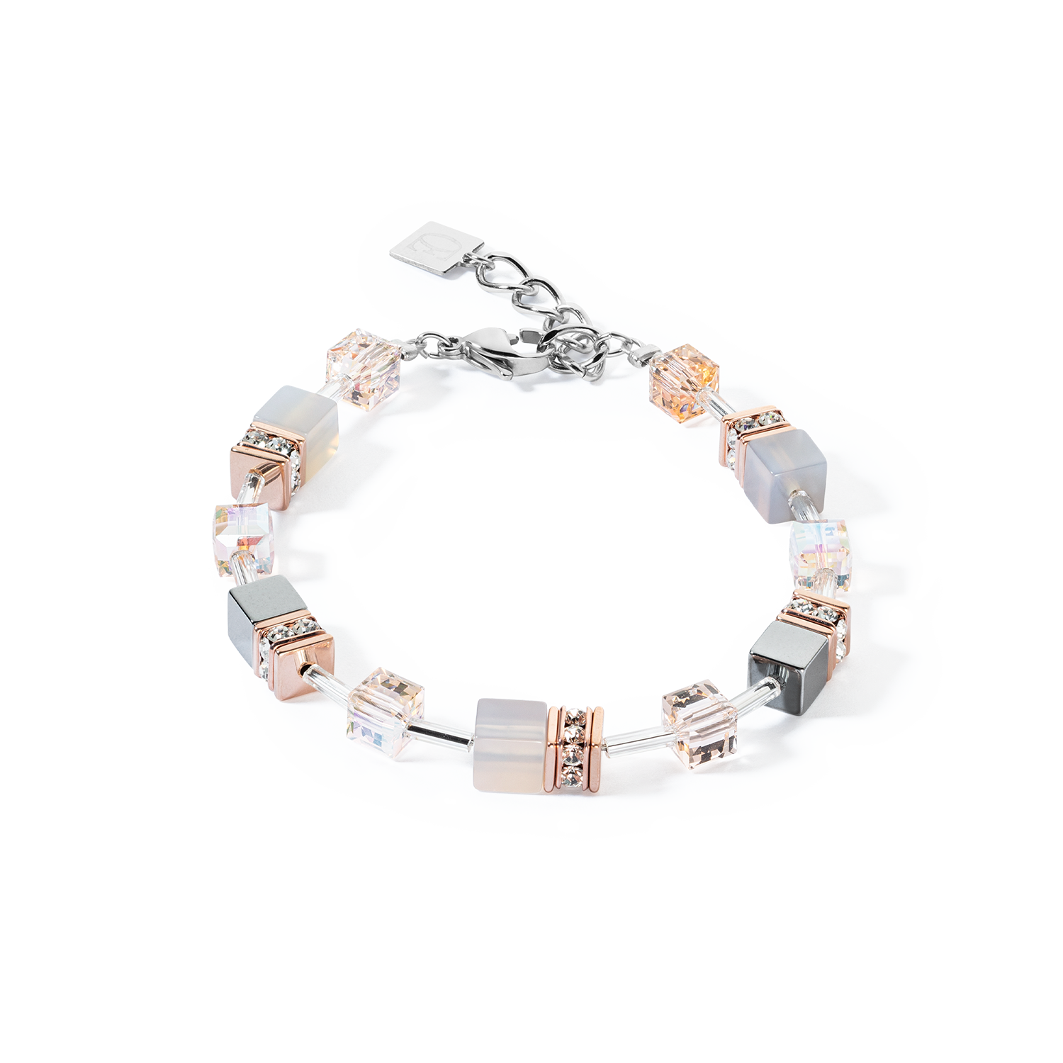 Bracelet GeoCUBE® Iconic Precious or rose-pêche
