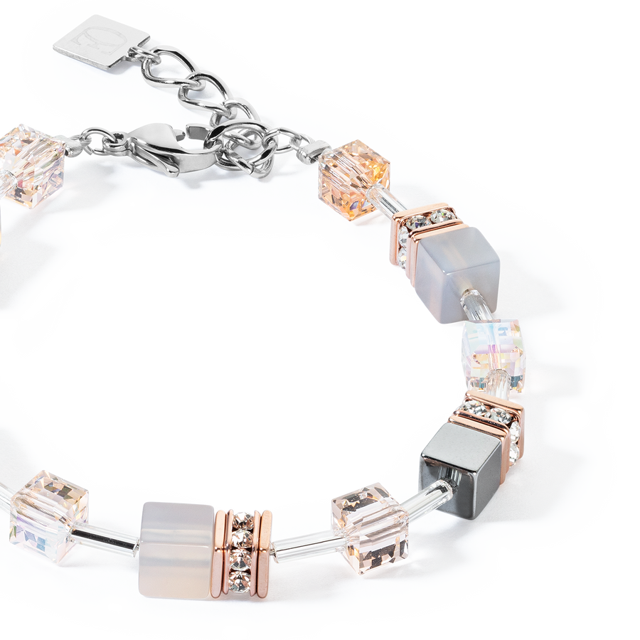 Bracelet GeoCUBE® Iconic Precious or rose-pêche