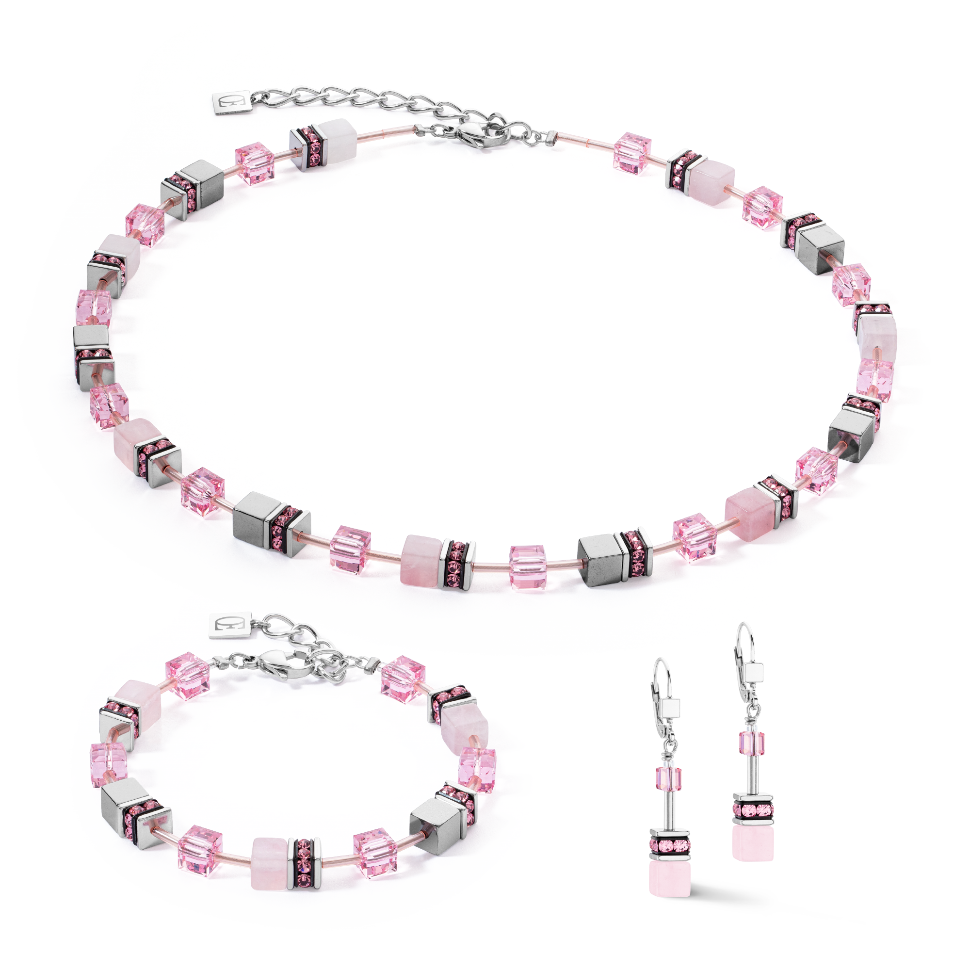 Bracelet GeoCUBE® Iconic Precious rose