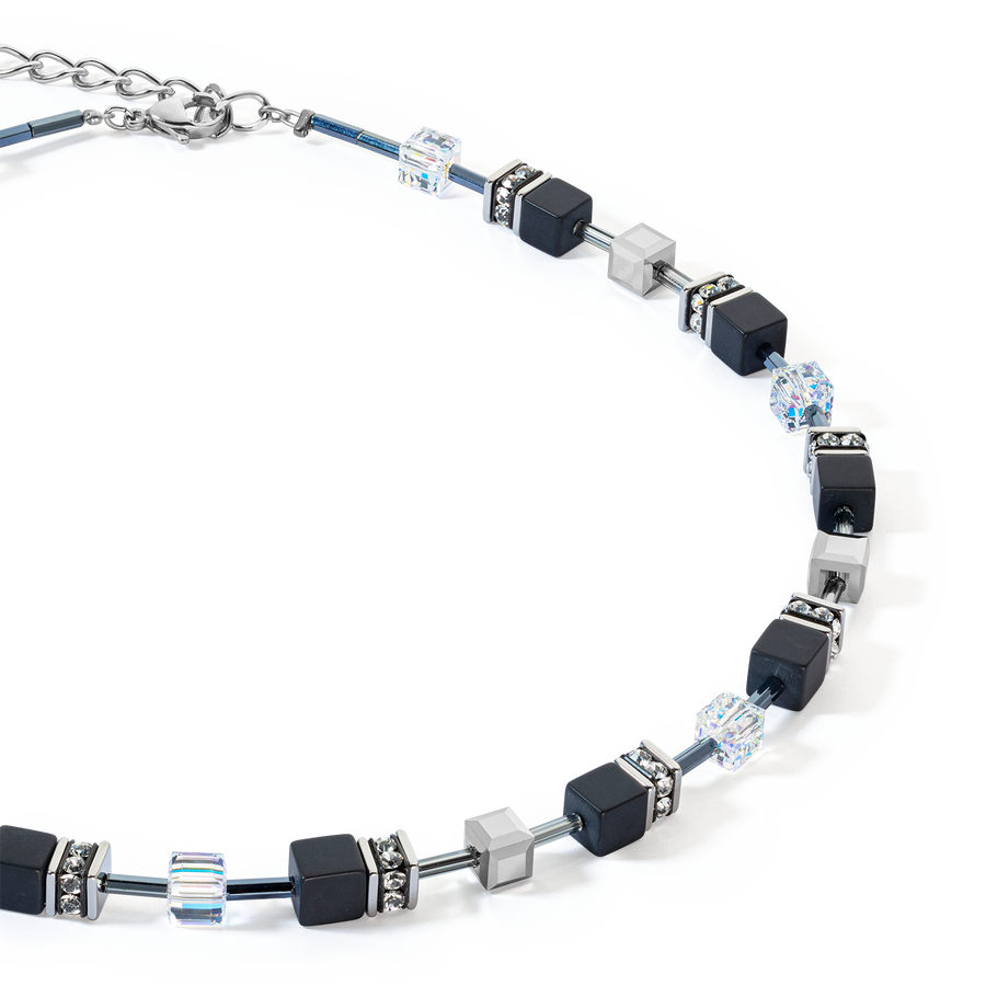 Collier GeoCUBE® Iconic Precious Onyx cristal-noir
