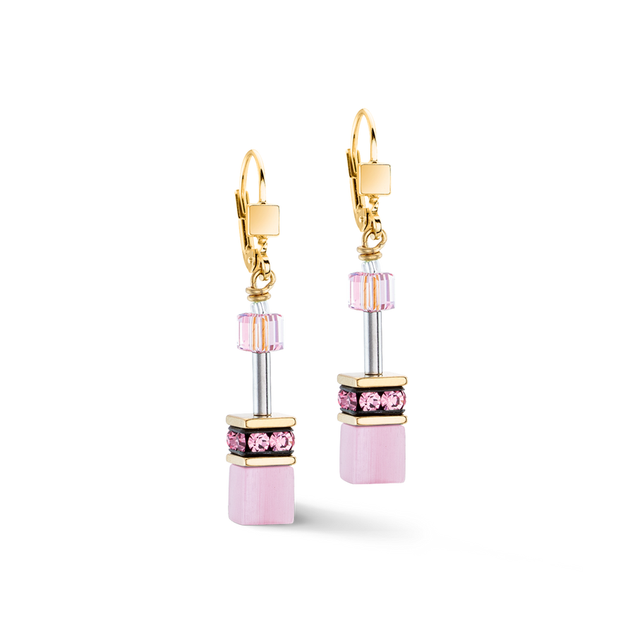 Boucles d'oreilles GeoCUBE® Iconic Mono Or rose
