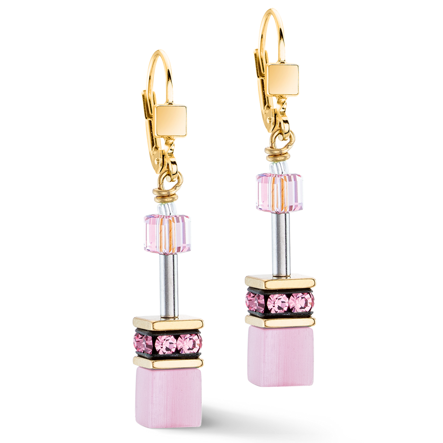 Boucles d'oreilles GeoCUBE® Iconic Mono Or rose