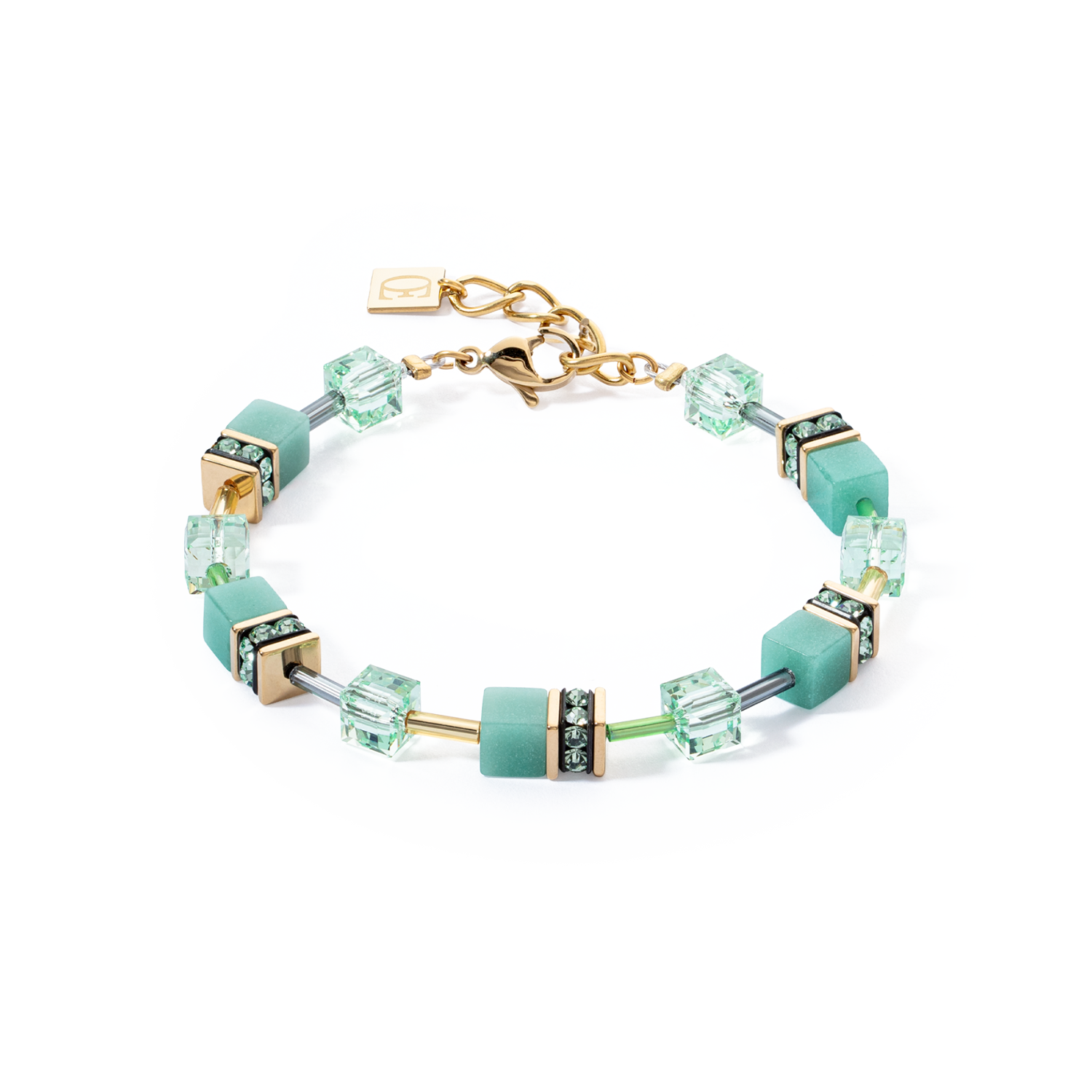Bracelet GeoCUBE® Iconic Mono Or vert
