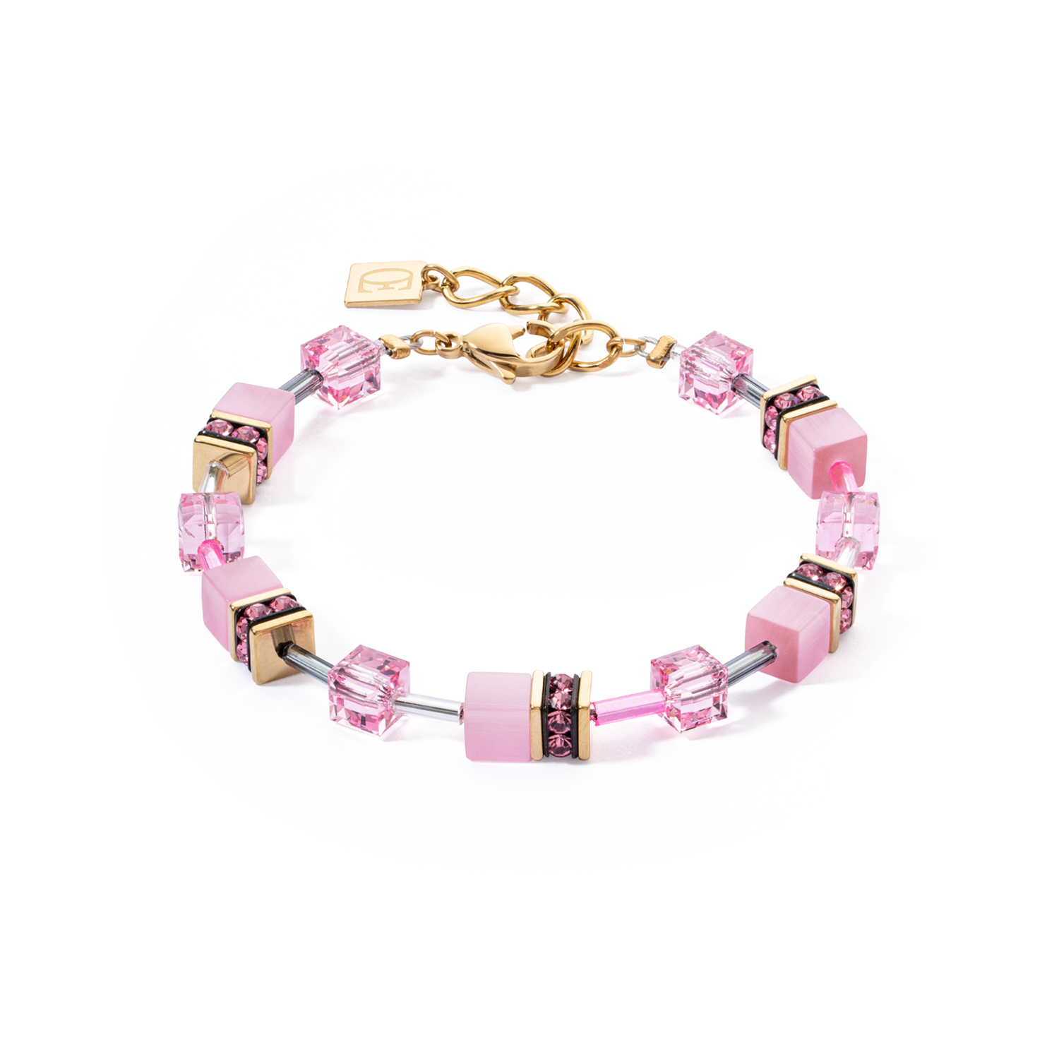 Bracelet GeoCUBE® Iconic Mono Or rose