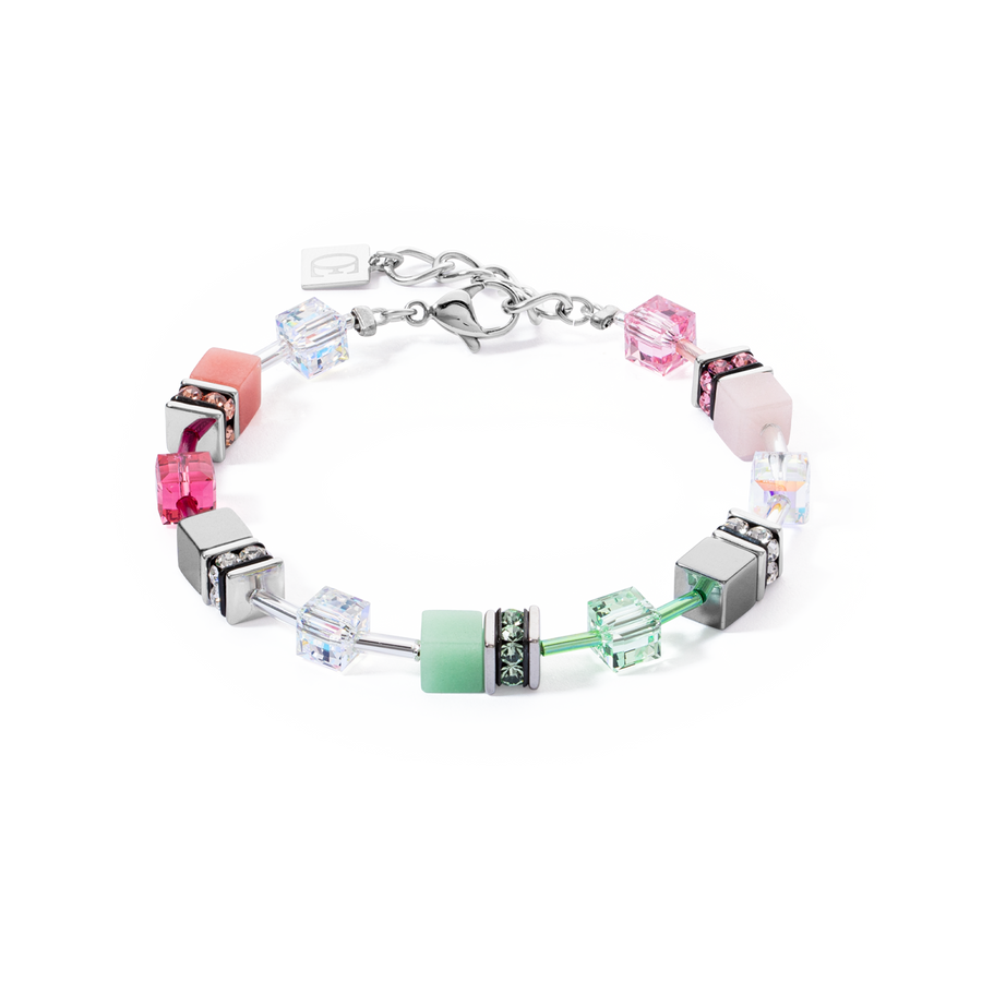 Bracelet GeoCUBE® Iconic vert rose