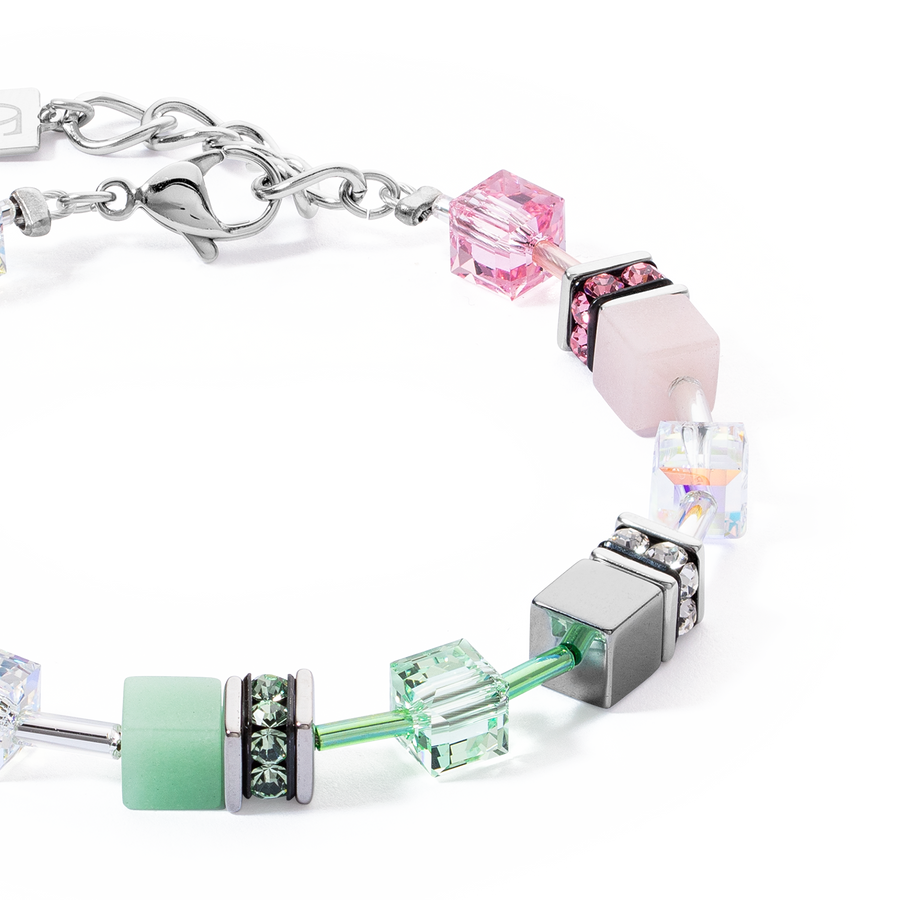 Bracelet GeoCUBE® Iconic vert rose