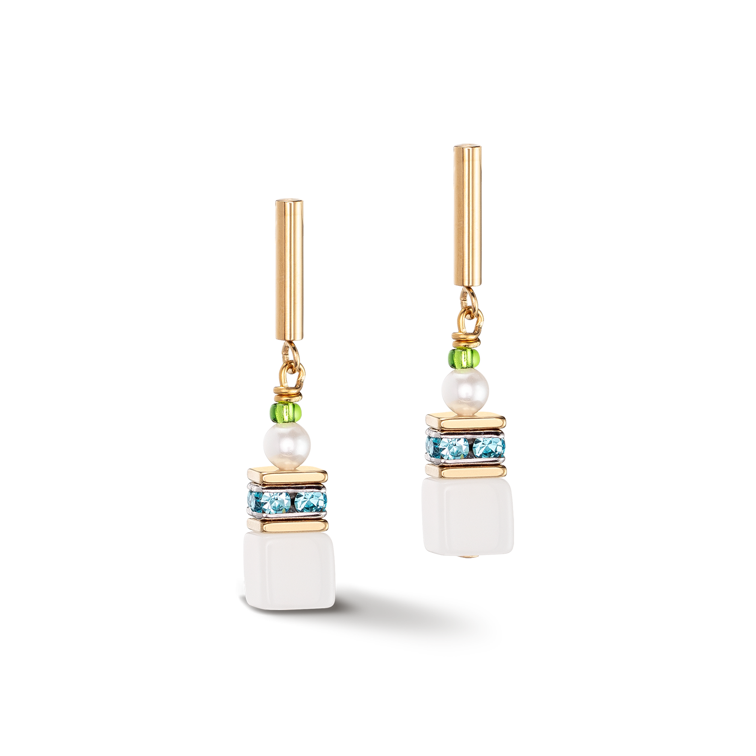 Boucles d'oreilles GeoCUBE® Fusion Festive multicolore