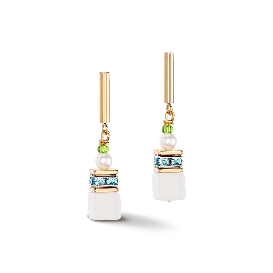 Boucles d'oreilles GeoCUBE® Fusion Festive multicolore