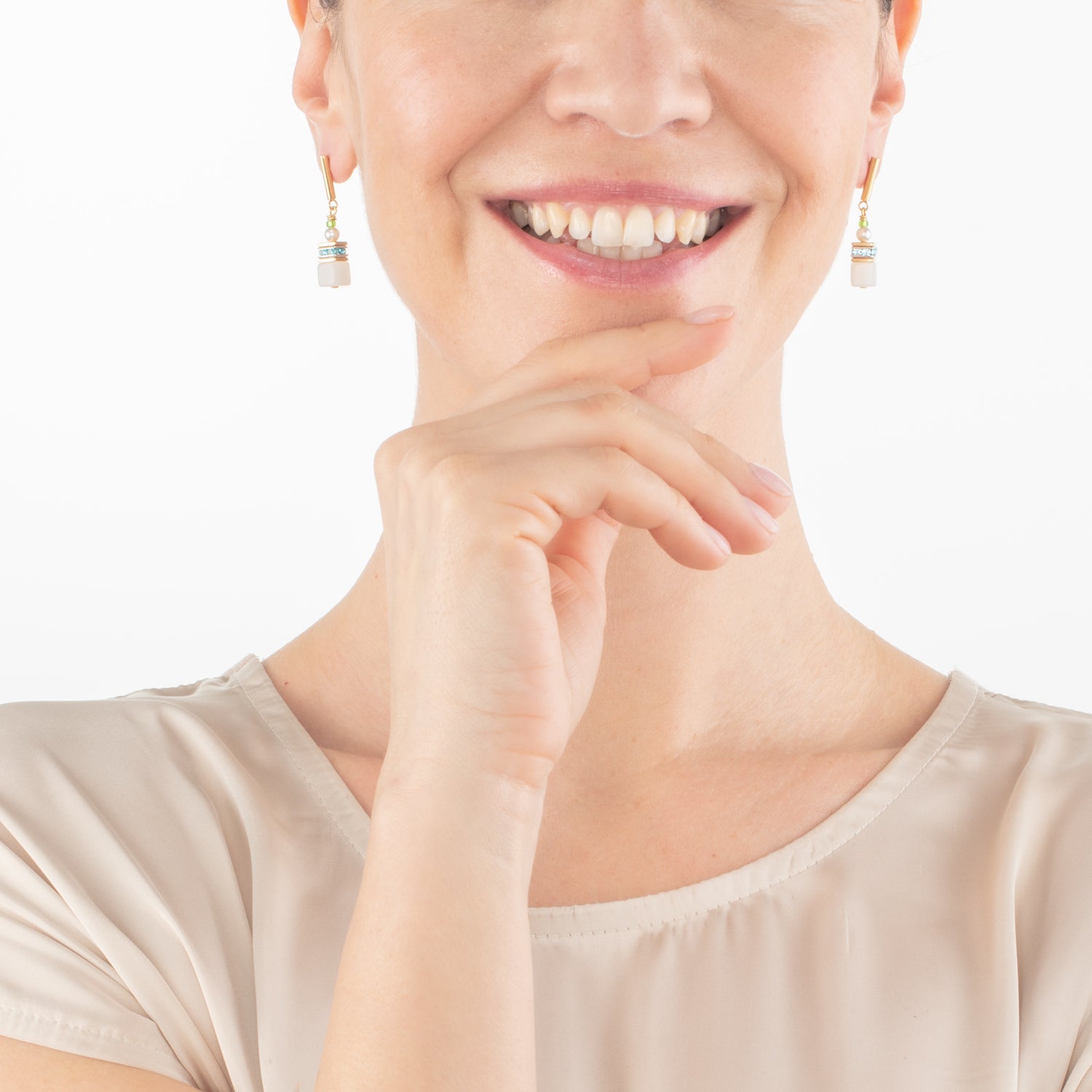 Boucles d'oreilles GeoCUBE® Fusion Festive multicolore