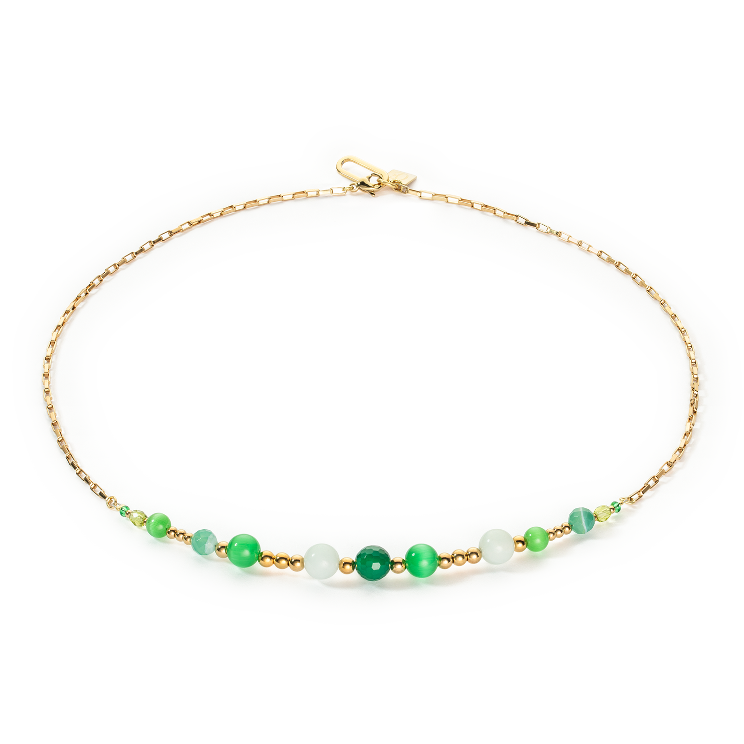 Collier Candy Spheres vert