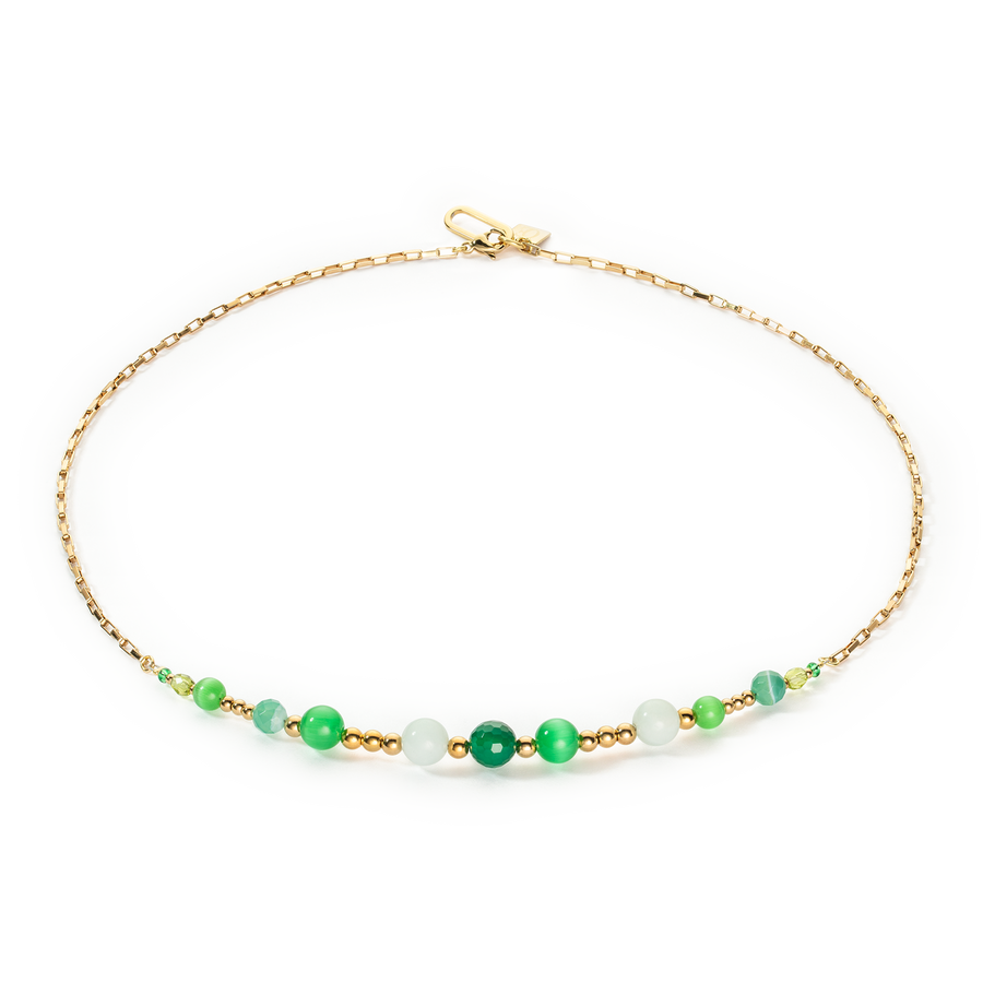 Collier Candy Spheres vert