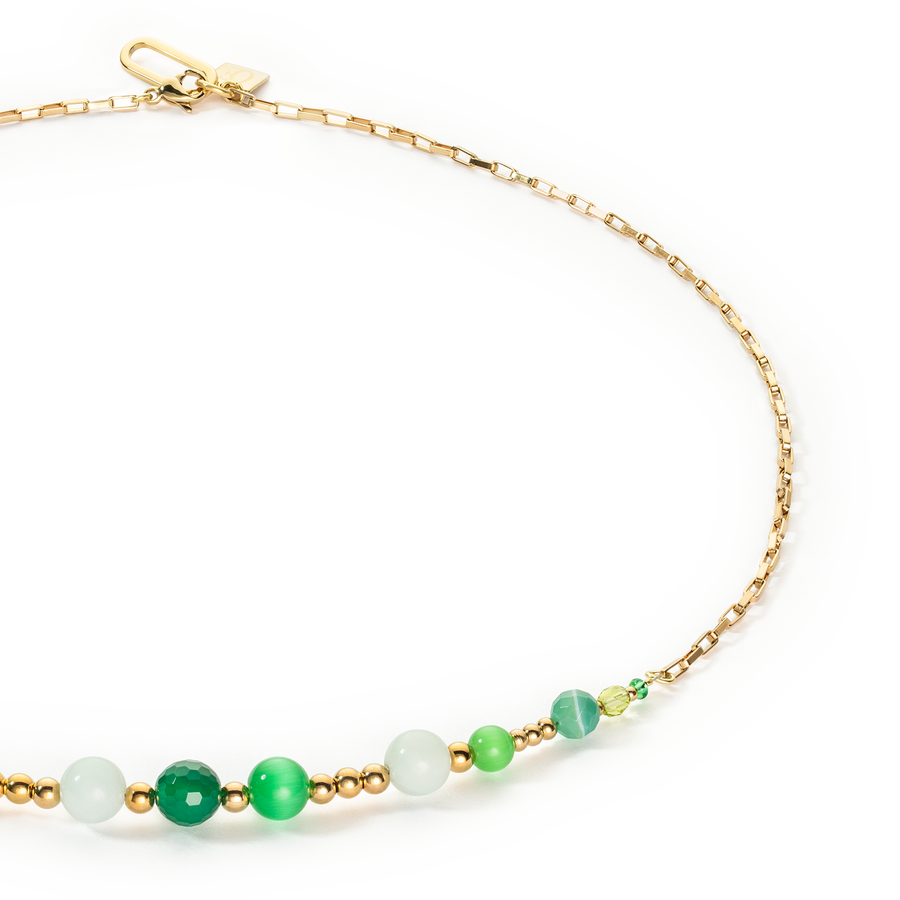 Collier Candy Spheres vert