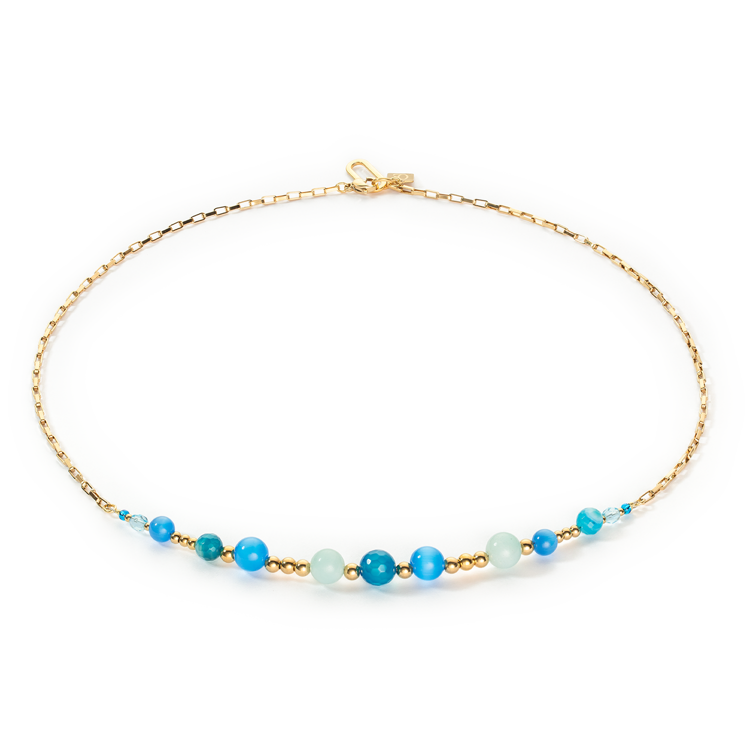 Collier Candy Spheres turquoise