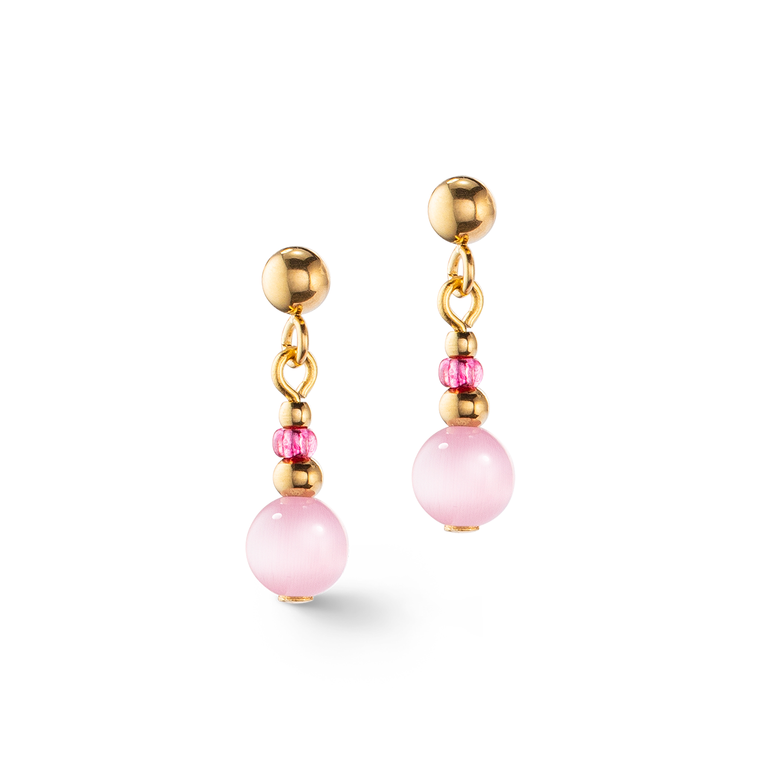Boucles d'oreilles Candy Spheres pink