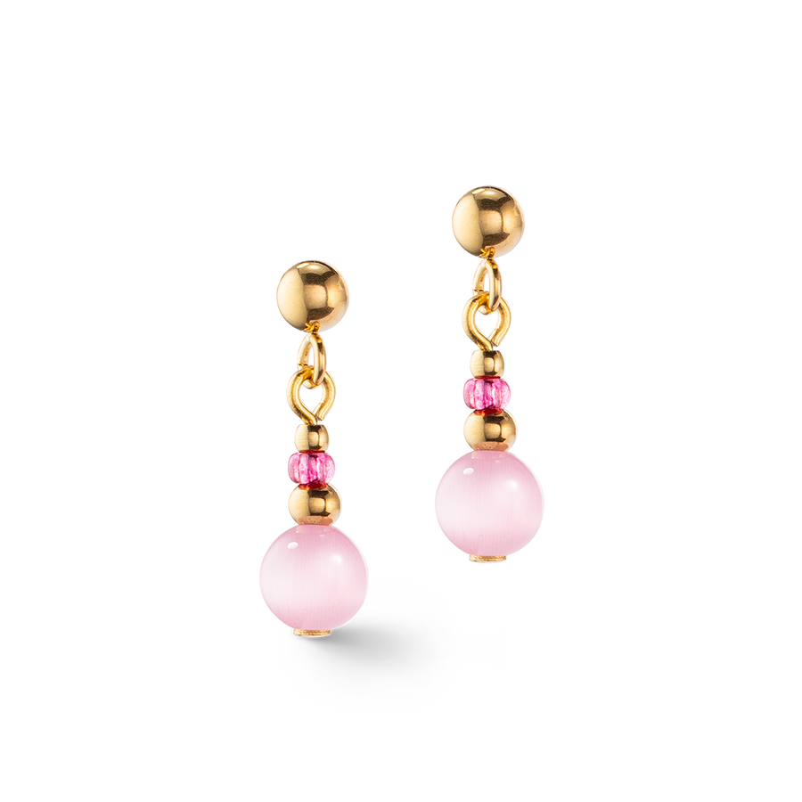 Boucles d'oreilles Candy Spheres pink