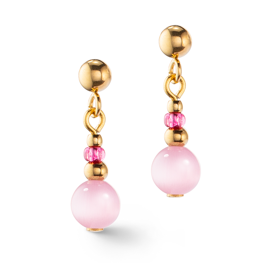 Boucles d'oreilles Candy Spheres pink