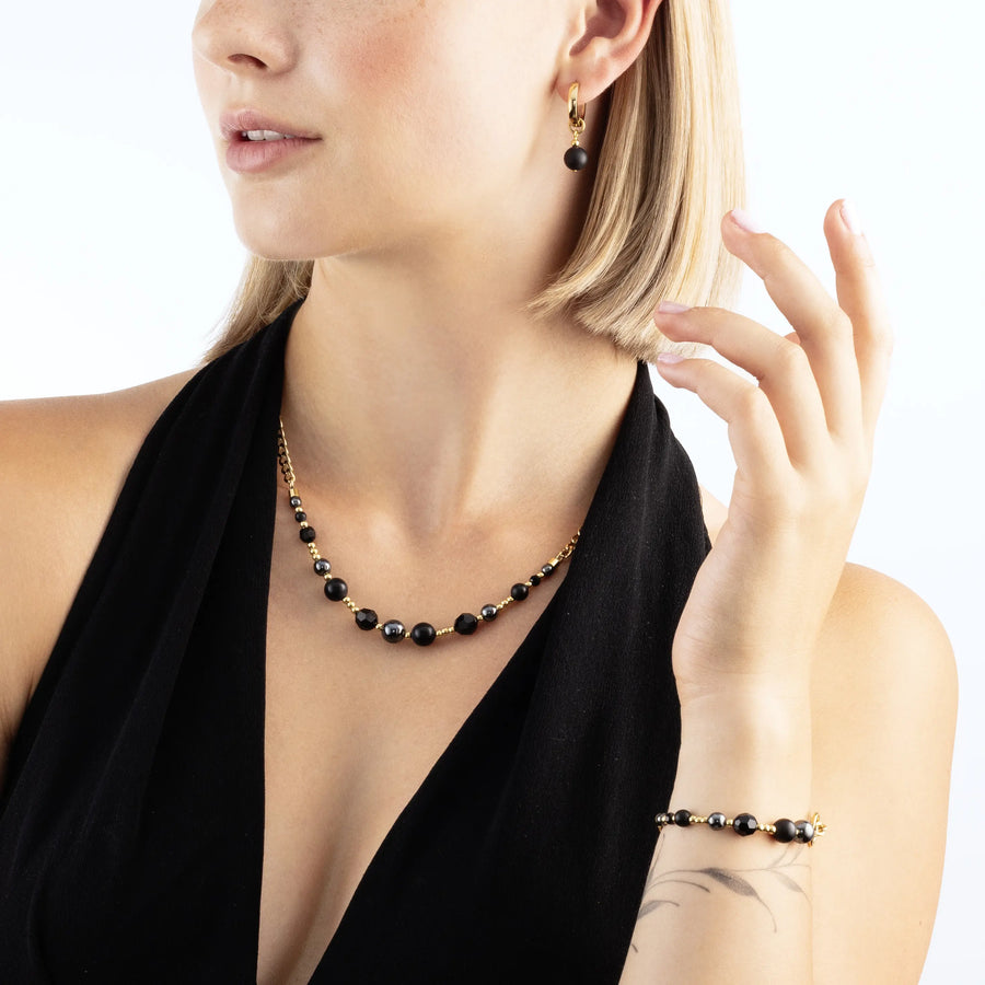 Bracelet Pure Spheres or-noir