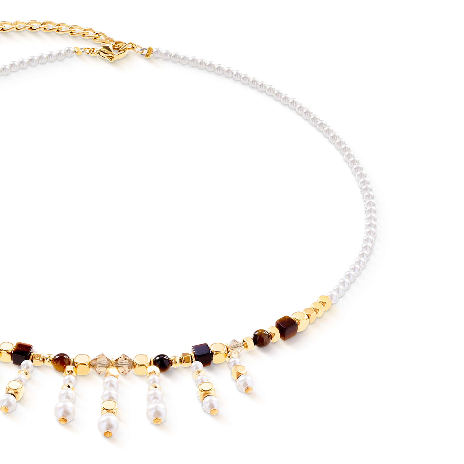 Collier Princess Sunray or-brun