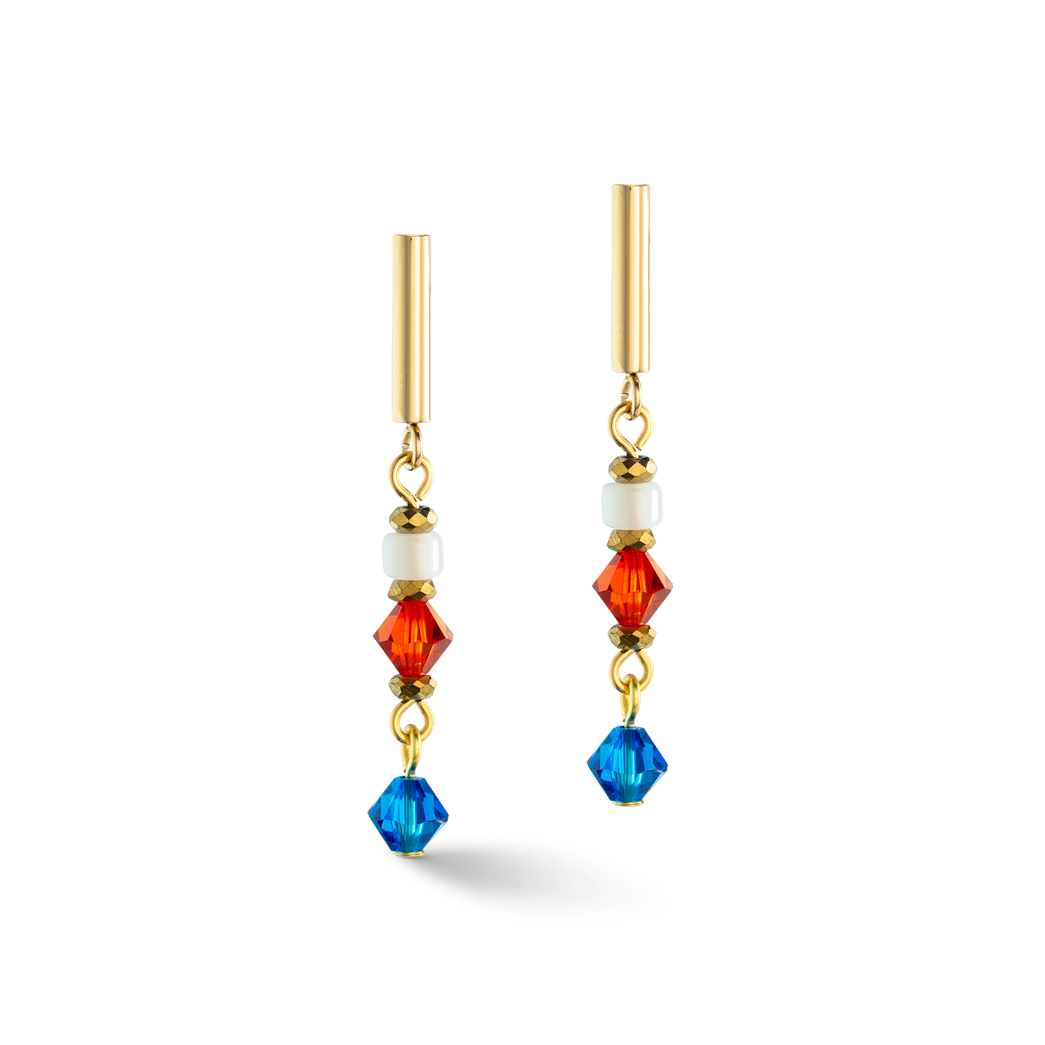 Boucles d'oreilles Princess Shape Mix Dopamin