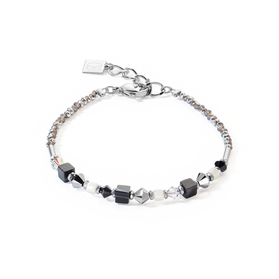 Bracelet Princess Shape Mix noir-blanc
