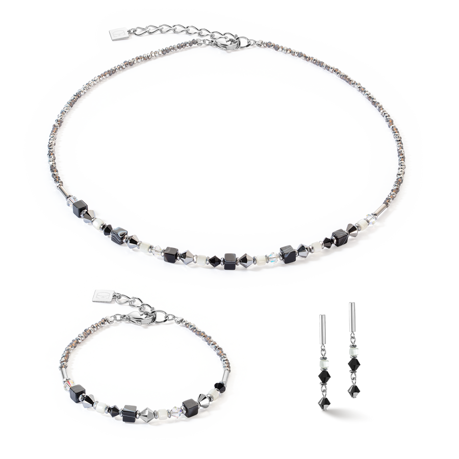 Bracelet Princess Shape Mix noir-blanc