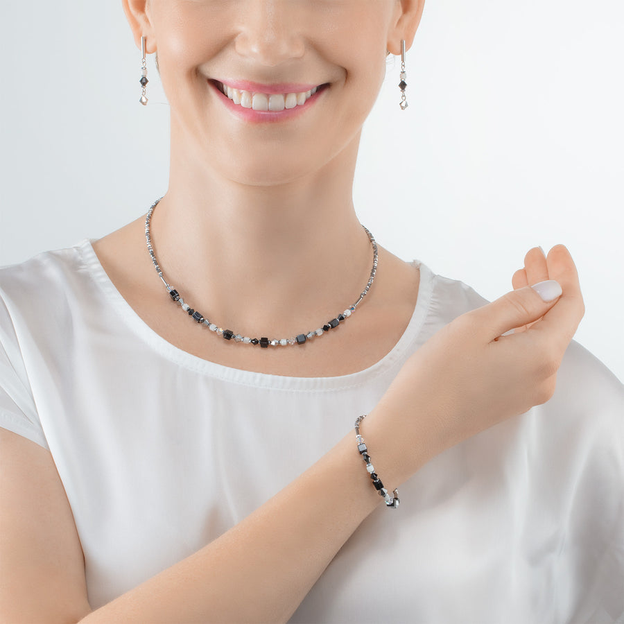 Bracelet Princess Shape Mix noir-blanc