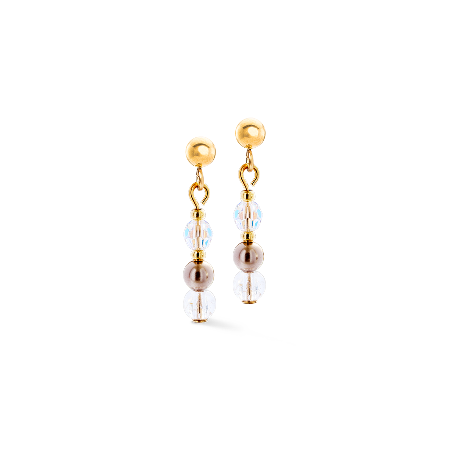Boucles d'oreilles Princess Rhythm or-blush