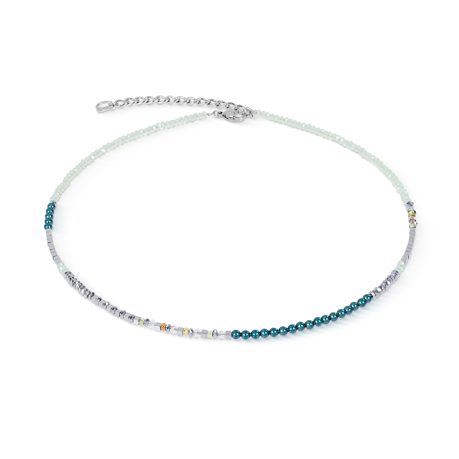 Collier Fusion Offset Graphic vert-pétrole