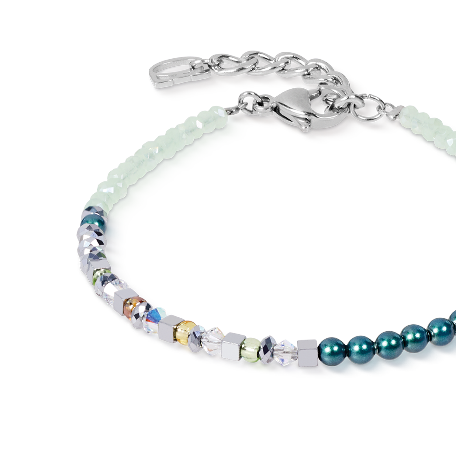 Bracelet Fusion Offset Graphic vert-pétrole