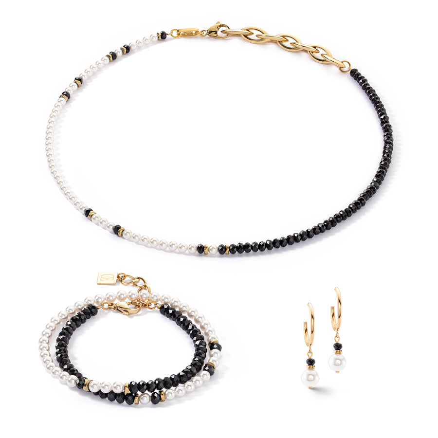 Créoles Princess Pearls Trinity or