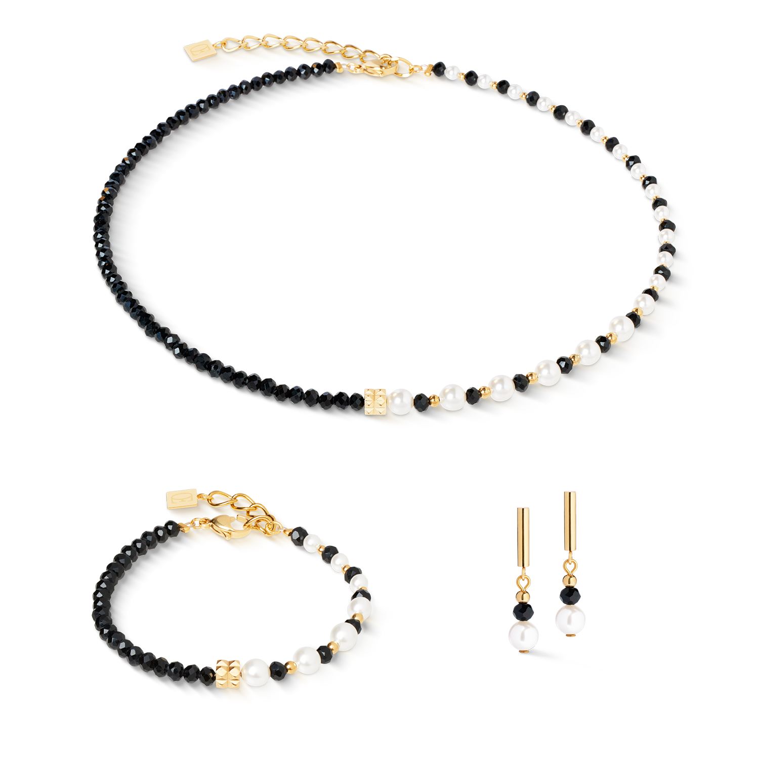 Boucles d'oreilles Trinity Spikes or