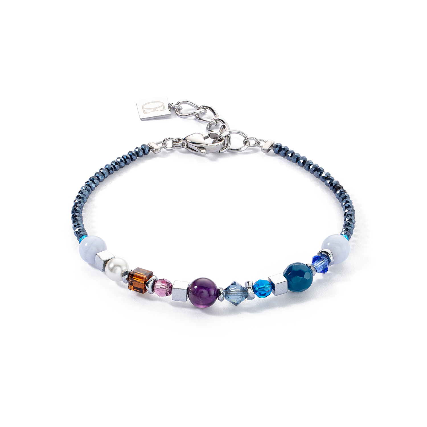 Bracelet Festive Spheres argent-royal