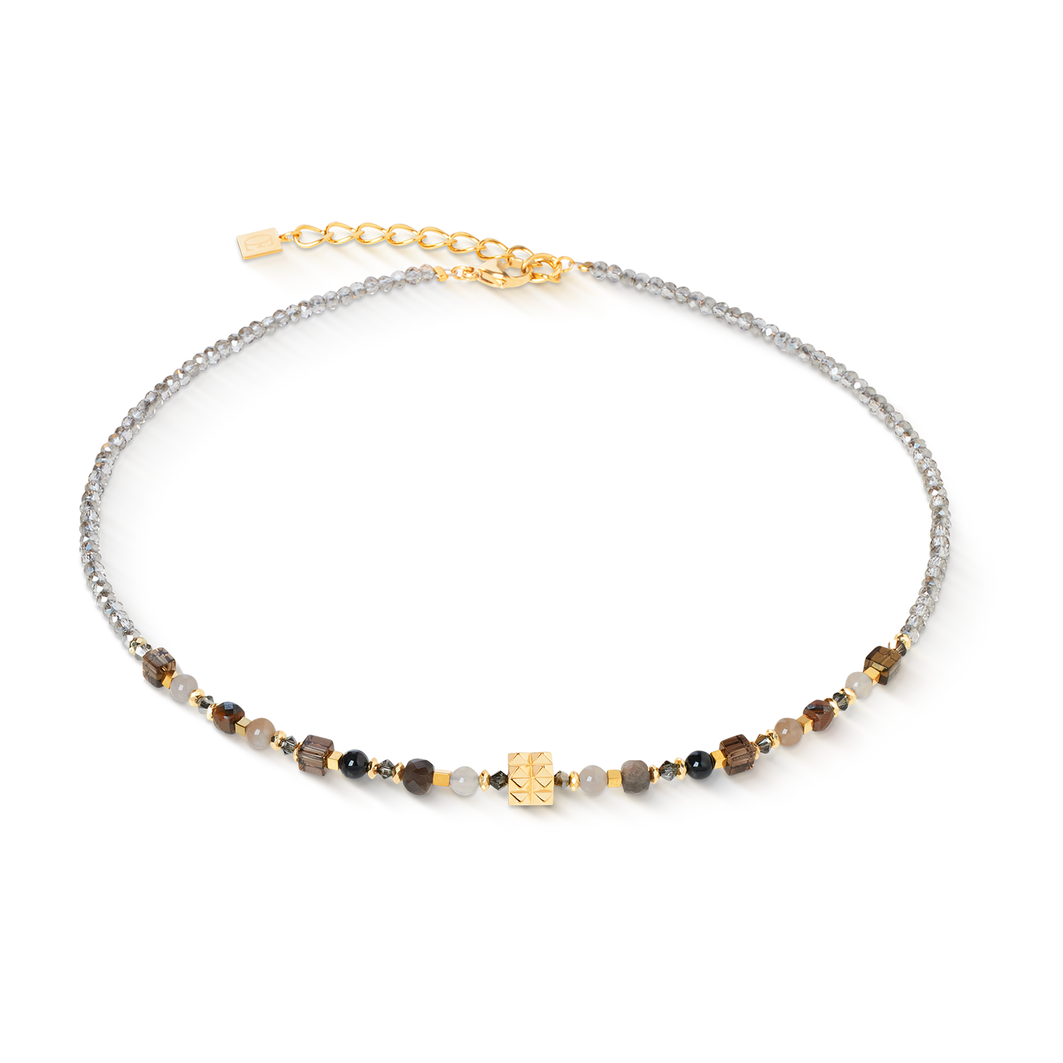 Collier Shape Mix Spikes Smoky Glow