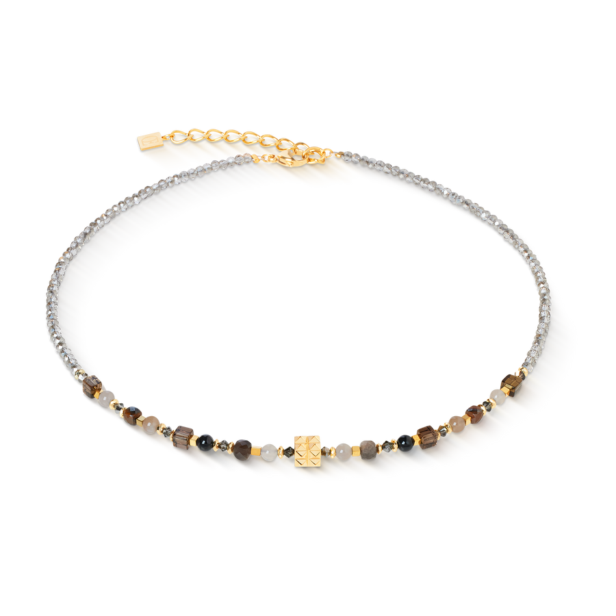 Collier Shape Mix Spikes Smoky Glow