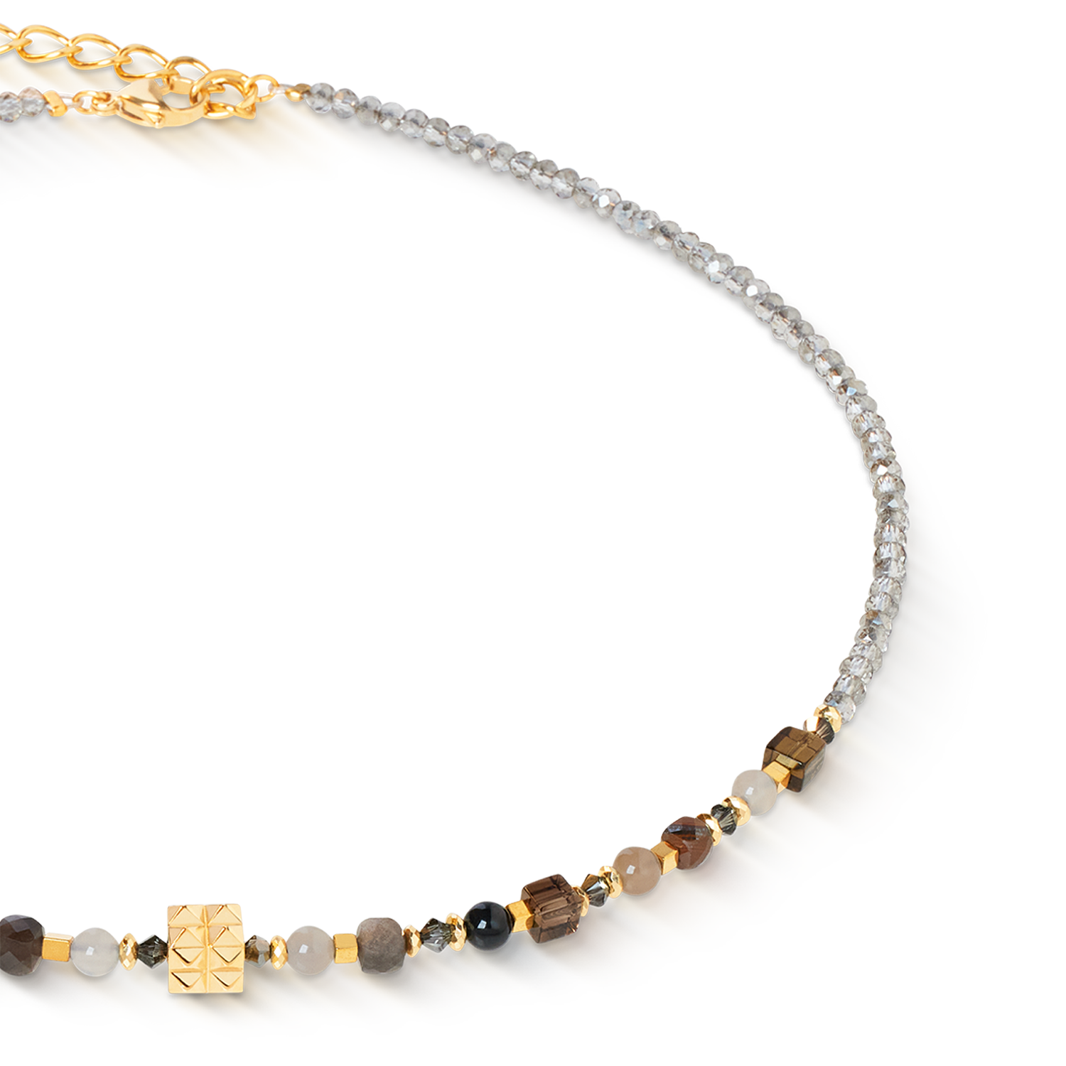 Collier Shape Mix Spikes Smoky Glow