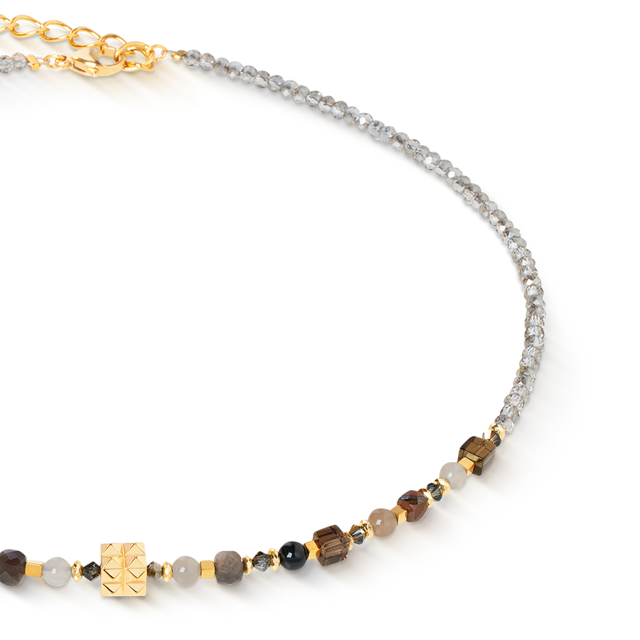 Collier Shape Mix Spikes Smoky Glow