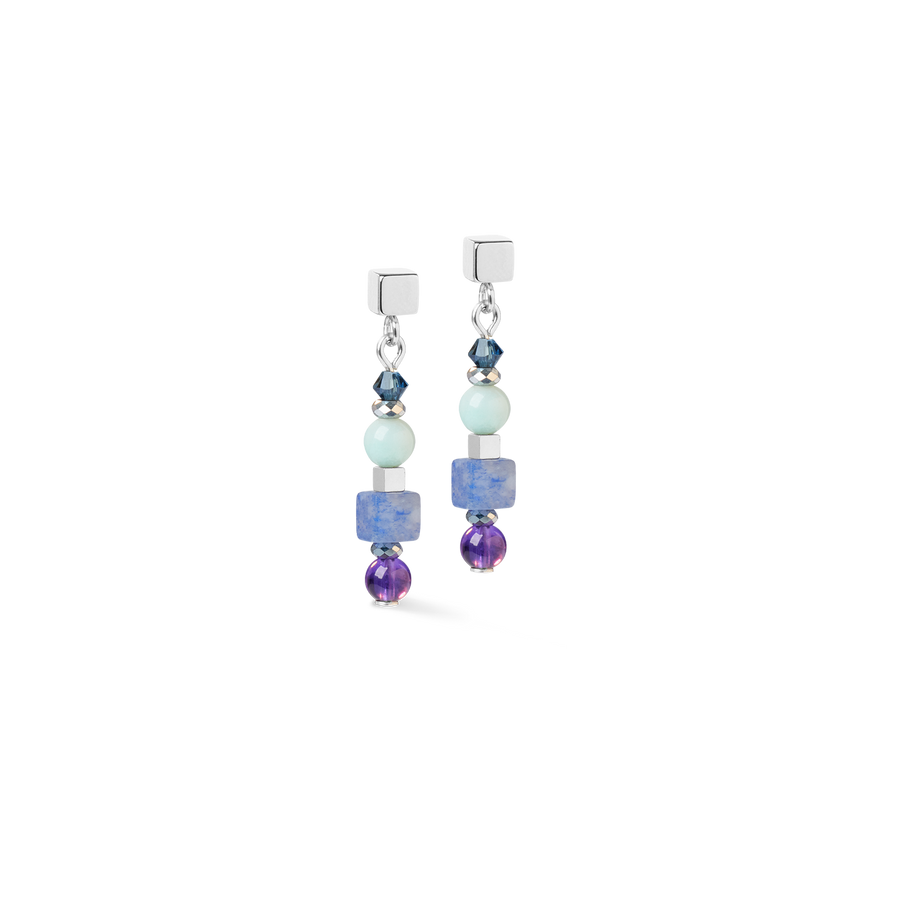 Boucles d'oreilles Shape Mix Spikes Blue Moon