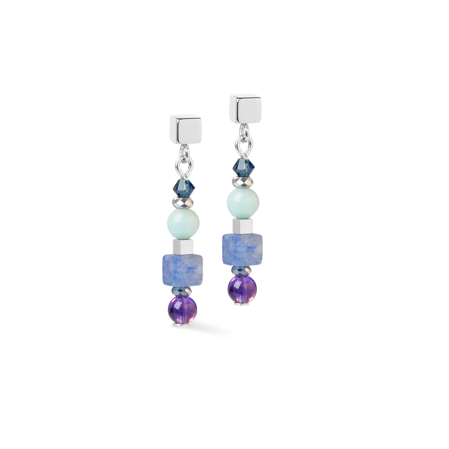 Boucles d'oreilles Shape Mix Spikes Blue Moon