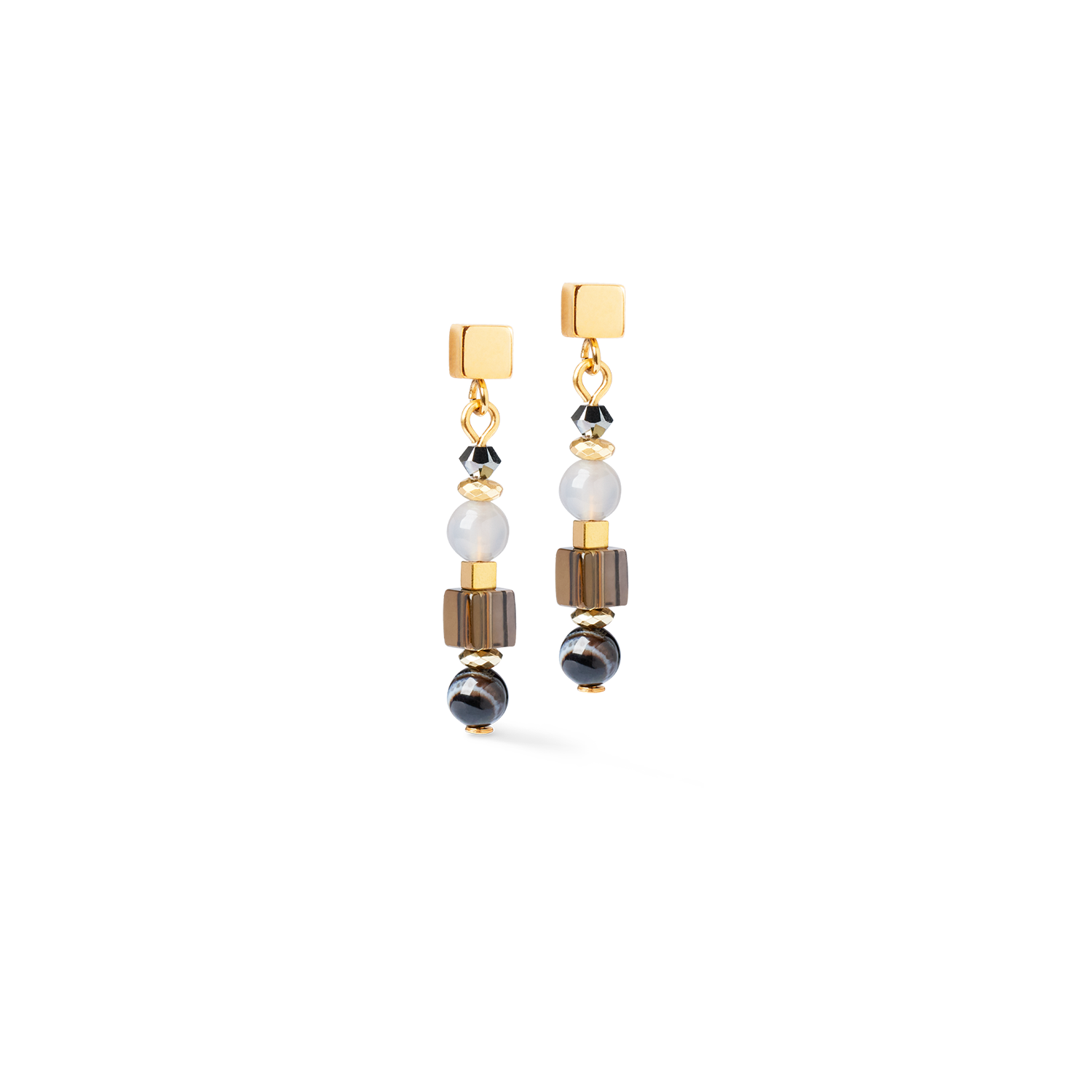 Boucles d'oreilles Shape Mix Spikes Smoky Glow