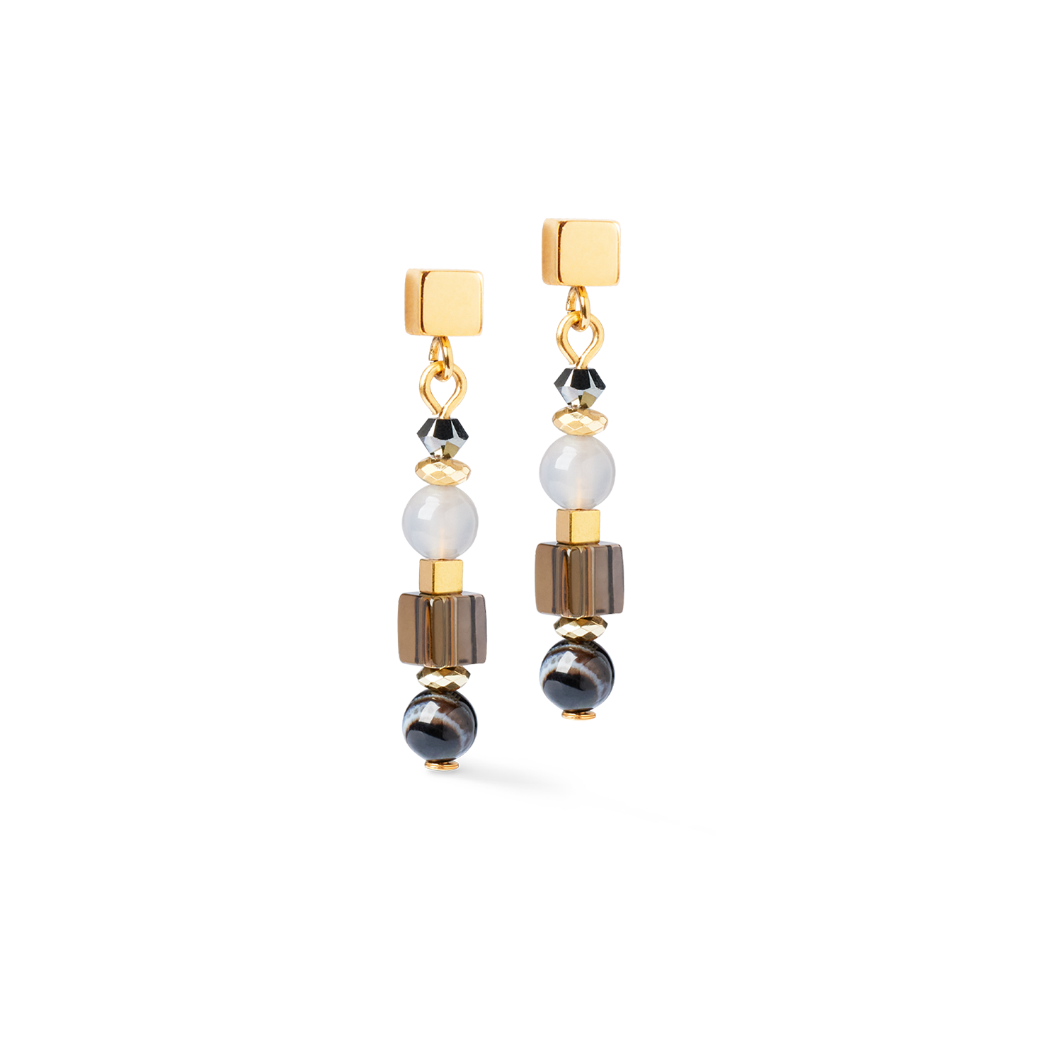 Boucles d'oreilles Shape Mix Spikes Smoky Glow