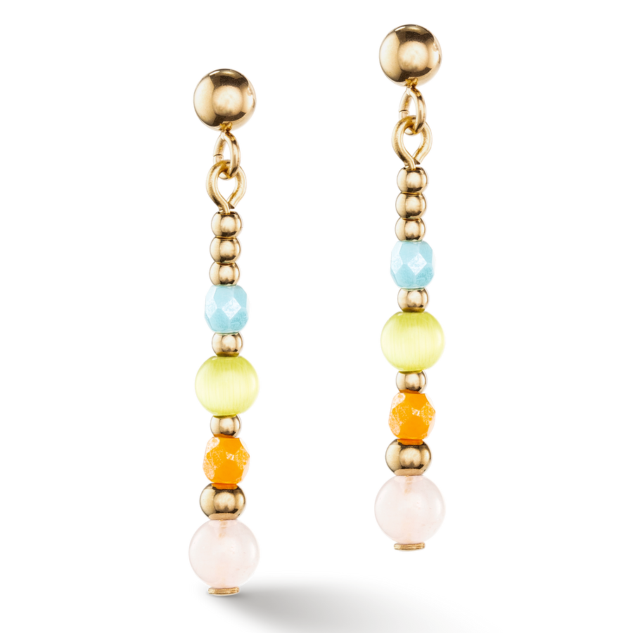 Boucles d'oreilles Princess Spheres multicolore pastel