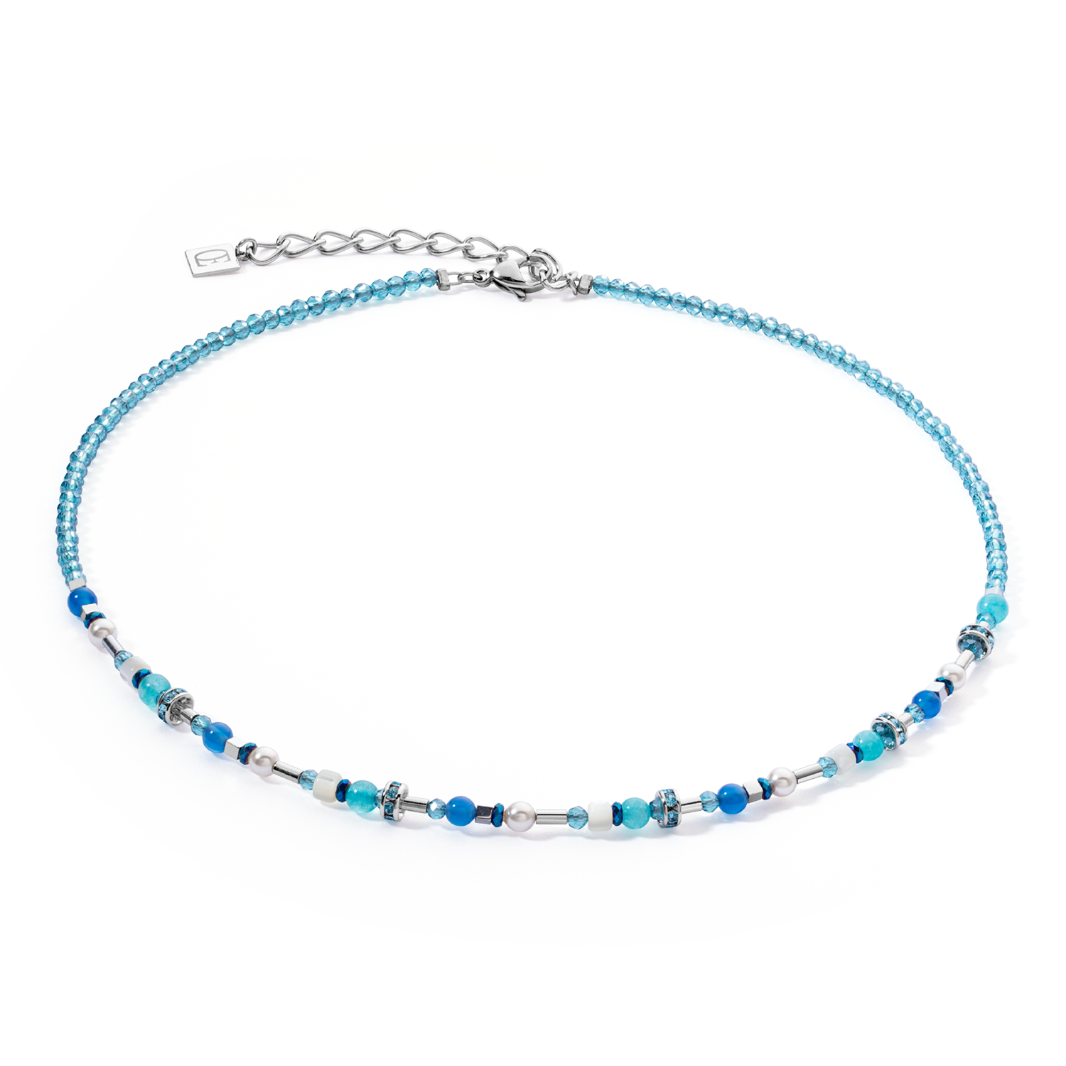 Collier Princess Spheres Mix turquoise